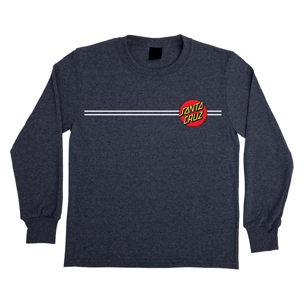 Santa Cruz Skateboards Classic Dot Santa Cruz Youth Longsleeve T-Shirt