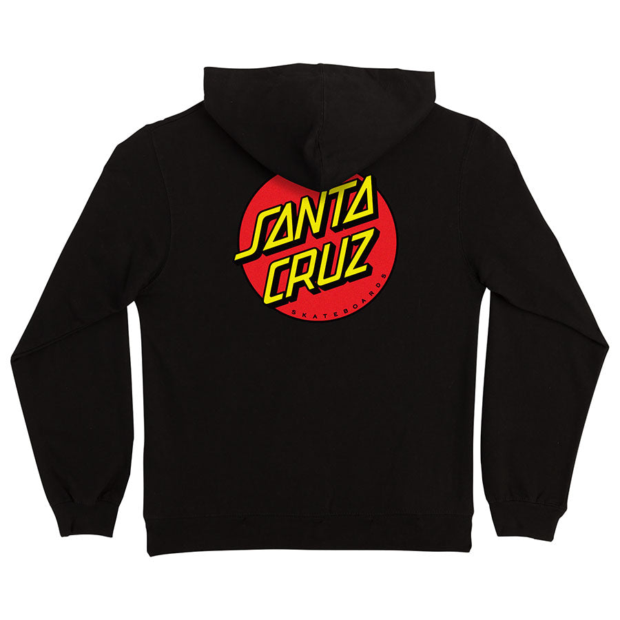 Santa Cruz Skateboards Classic Dot Santa Cruz Youth Zip Hoodie
