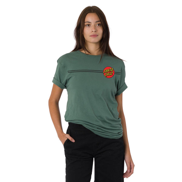 santa cruz skateboards Classic Dot Womens Santa Cruz T-Shirt