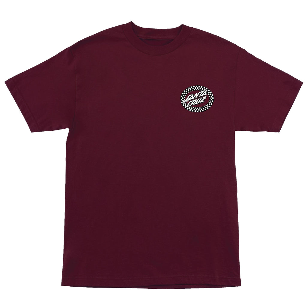Santa Cruz Skateboards Collage Oval Dot Mens Santa Cruz T-Shirt