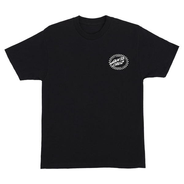 santa cruz skateboards Collage Oval Dot Mens Santa Cruz T-Shirt