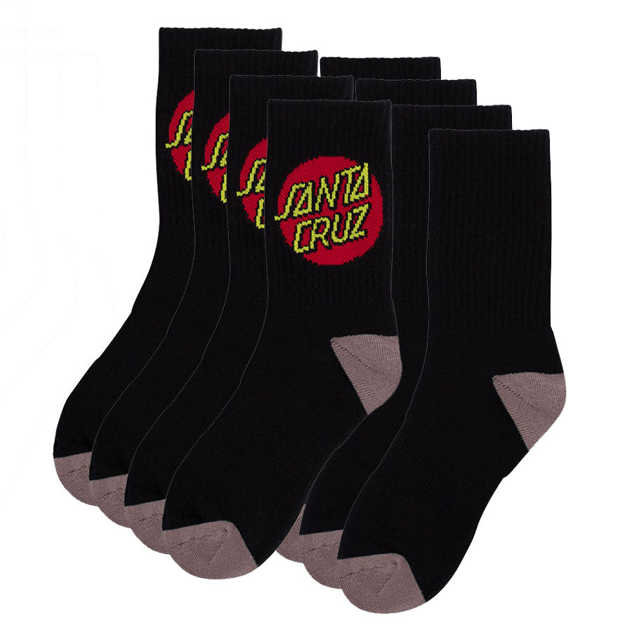 Santa Cruz Skateboards Cruz Youth Santa Cruz Socks X4 Pairs