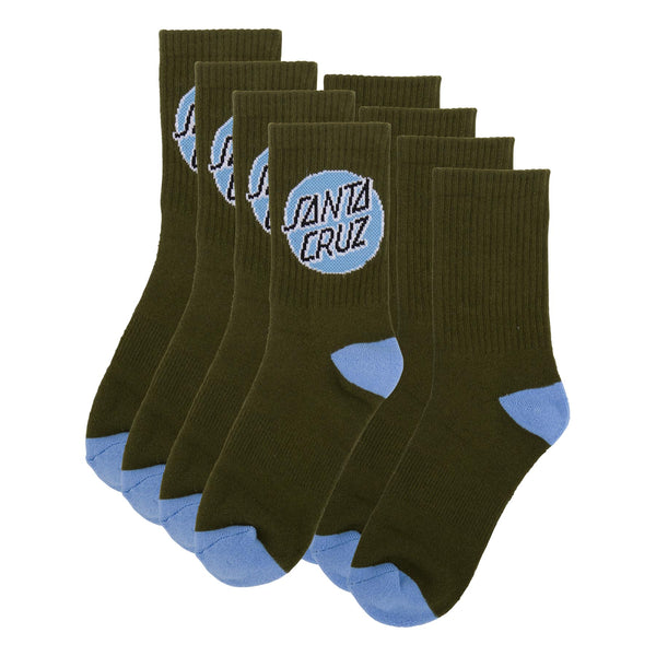 santa cruz skateboards Cruz Youth Santa Cruz Socks X4 Pairs