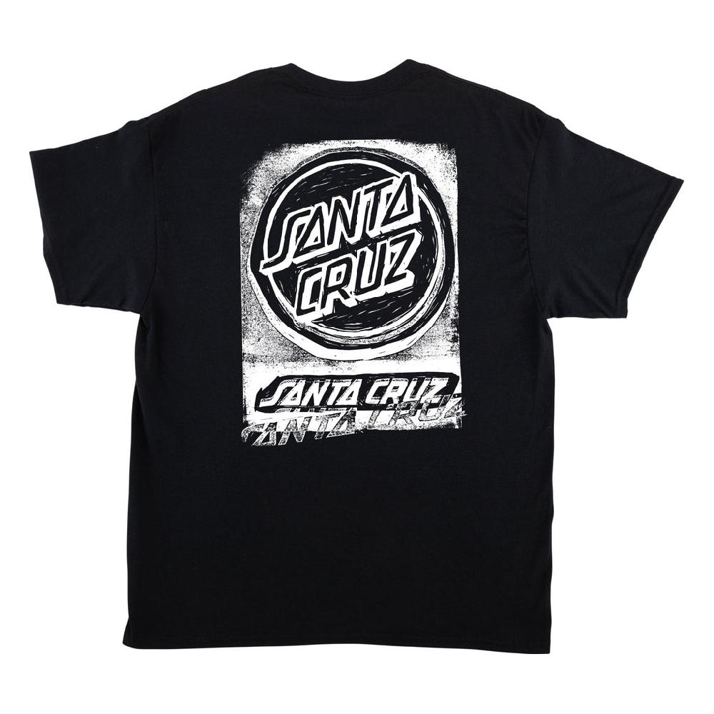 Santa Cruz Skateboards Cut Opus Mens Santa Cruz T-Shirt