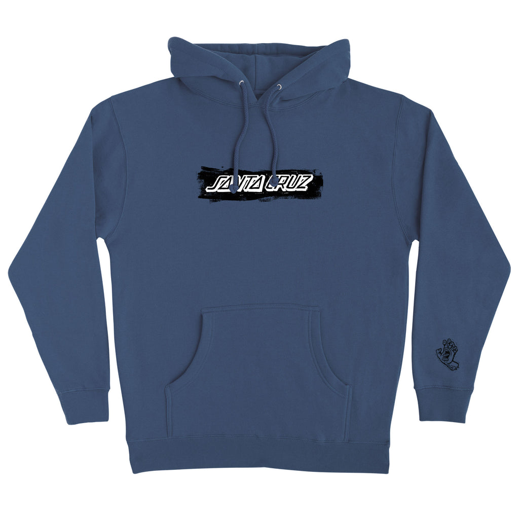 Santa Cruz Skateboards Cut Strip Front Mens Santa Cruz Hoodie