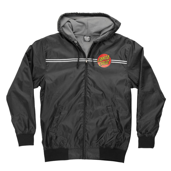 santa cruz skateboards Dot Mens Santa Cruz Hooded Windbreaker