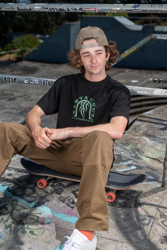 Santa Cruz Skateboards Dressen Tribal Arch Mens Santa Cruz T-Shirt