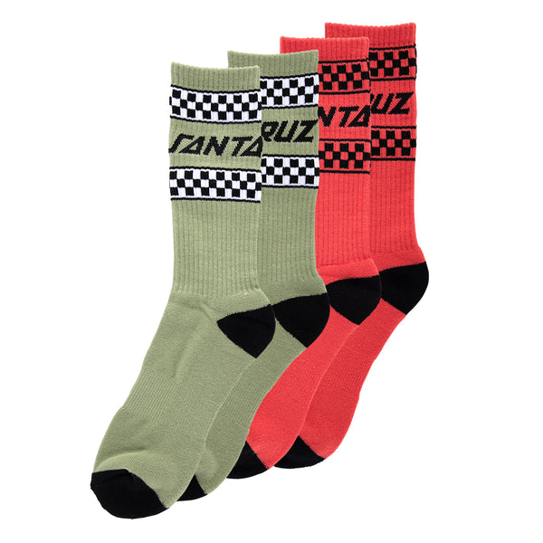 santa cruz skateboards Drift Strip Santa Cruz Socks X2 Pairs