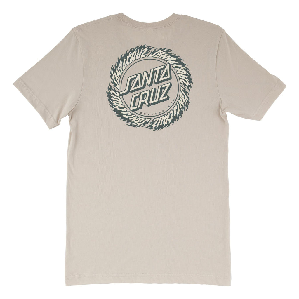 Santa Cruz Skateboards Flame Ringed Dot Womens Santa Cruz T-Shirt