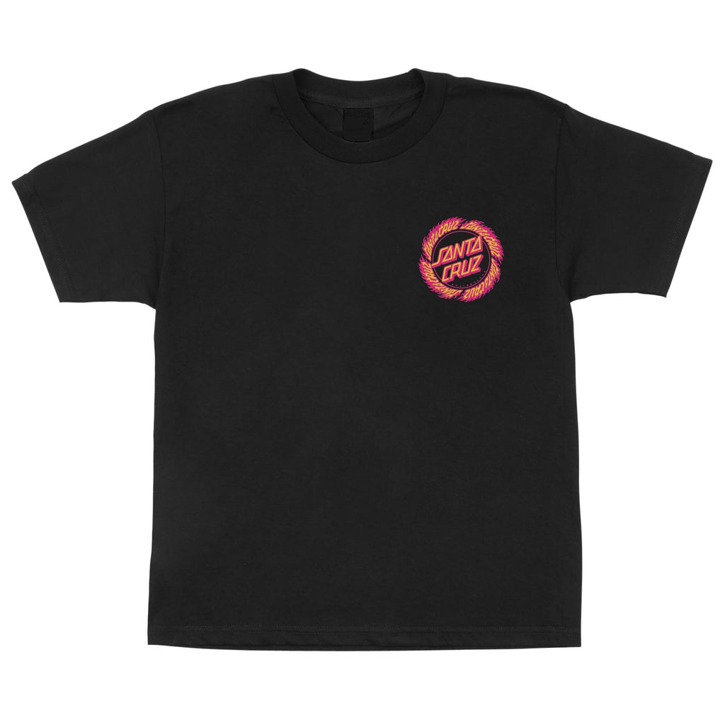 Santa Cruz Skateboards Flame Ringed Dot Youth Santa Cruz T-Shirt