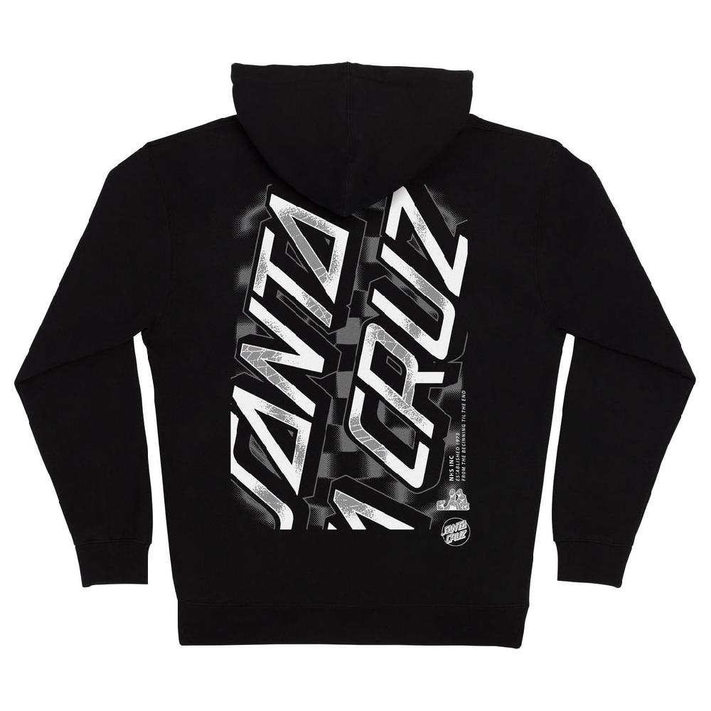 Santa Cruz Skateboards Intersect Mens Santa Cruz Zip Hoodie