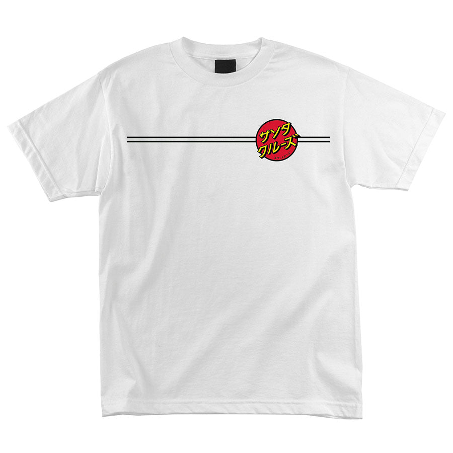 Santa Cruz Skateboards Japanese Dot Santa Cruz Mens T-Shirt