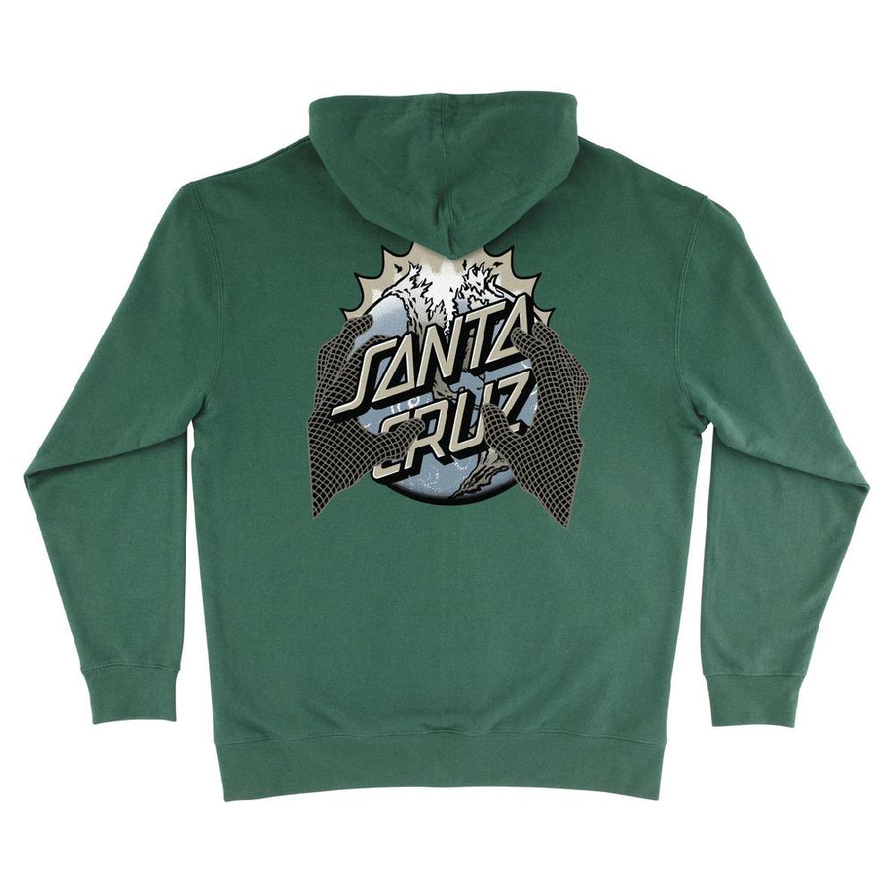 Santa Cruz Skateboards Kendall End Of The Dot Mens Santa Cruz Zip Hoodie