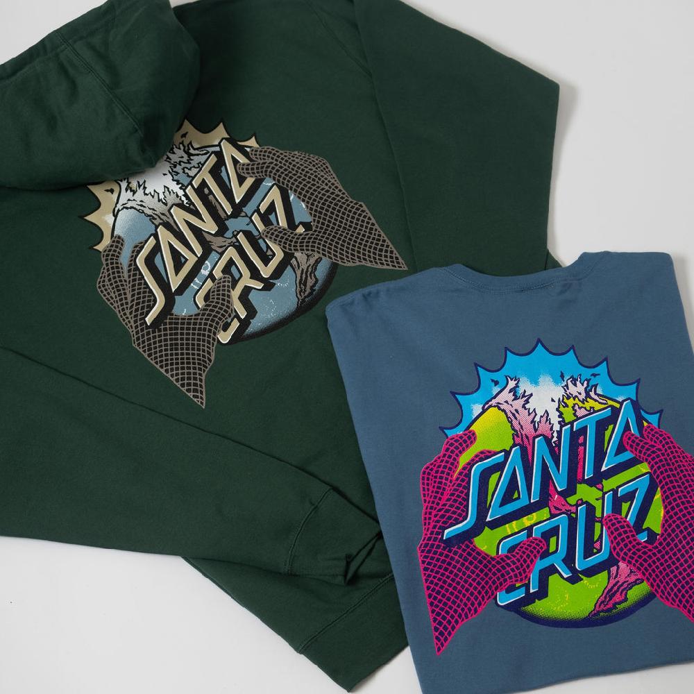 Santa Cruz Skateboards Kendall End Of The Dot Mens Santa Cruz Zip Hoodie