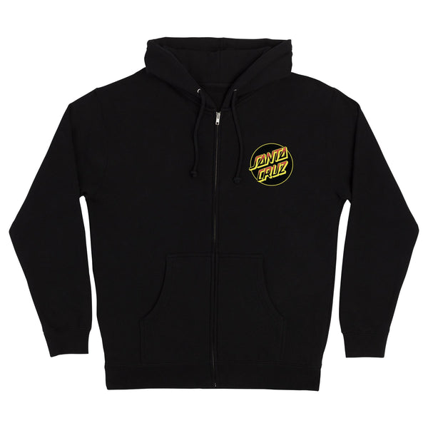santa cruz skateboards Kendall Wolf Dot Mens Santa Cruz Zip Hoodie