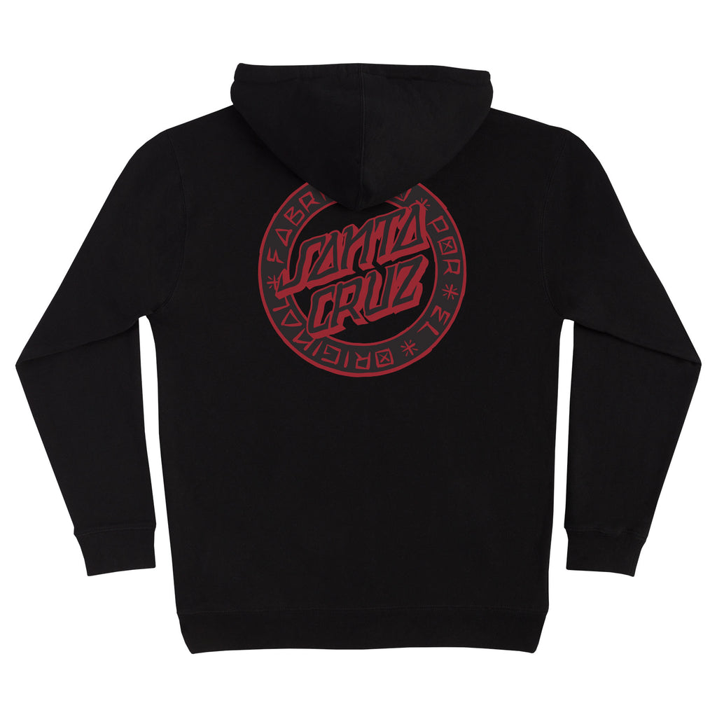 Santa Cruz Skateboards Loco Dot Mens Santa Cruz Hoodie