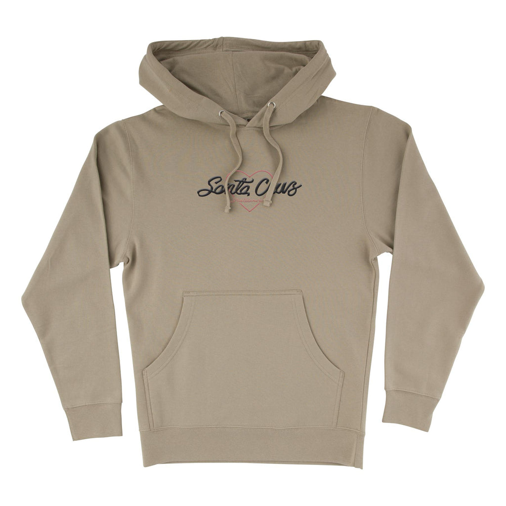 Santa Cruz Skateboards Love Script Womens Santa Cruz Hoodie