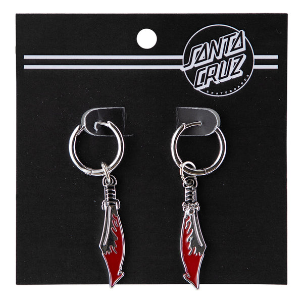 santa cruz skateboards Meek Slasher Sword Sant Cruz Earring Set
