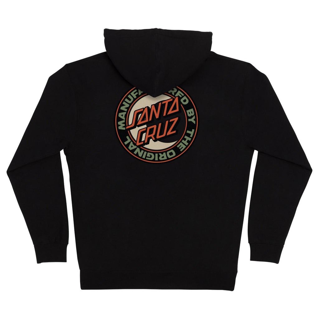 Santa Cruz Skateboards MFG Moon Dot Mens Santa Cruz Zip Hoodie