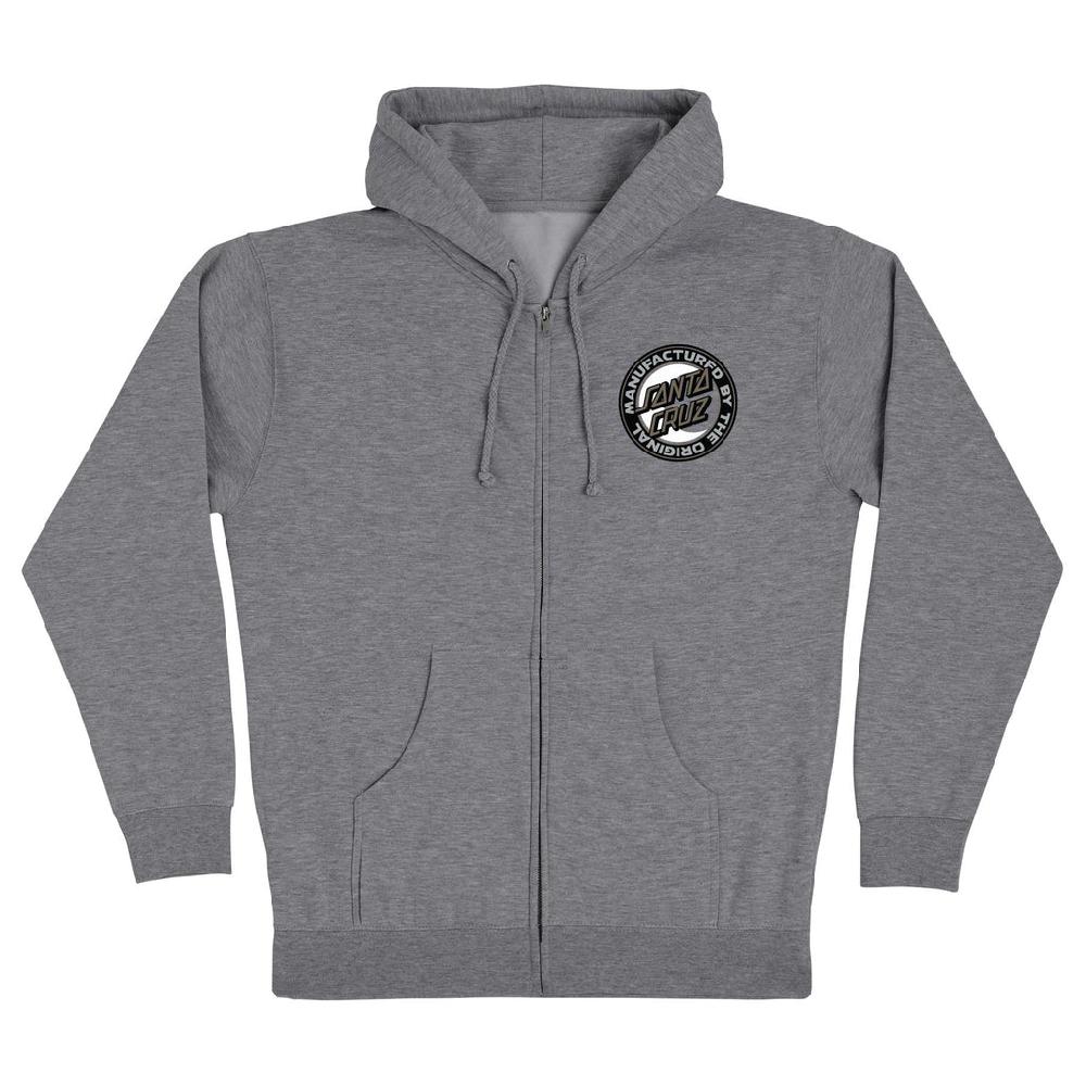 Santa Cruz Skateboards MFG Moon Dot Mens Santa Cruz Zip Hoodie