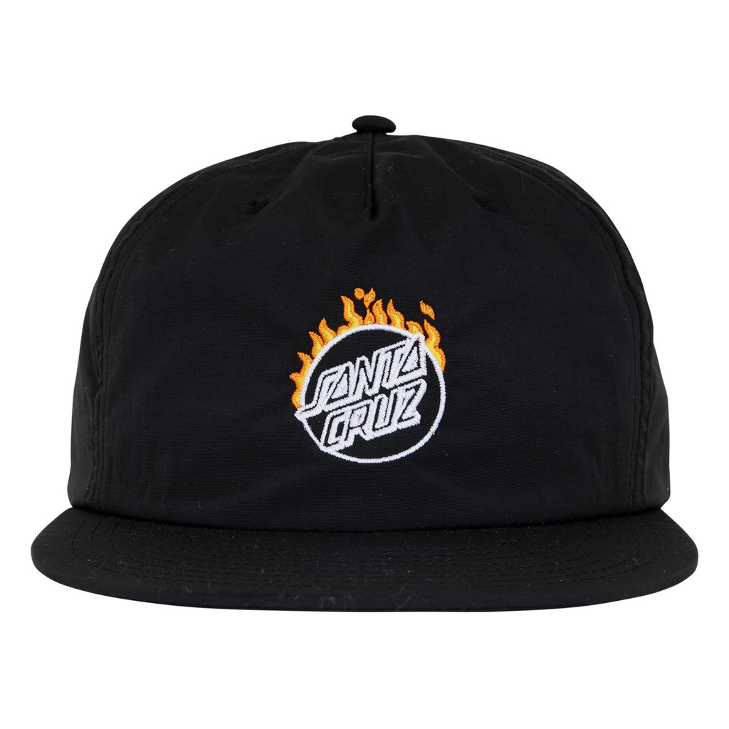 Santa Cruz Skateboards Minimal Burnt Opus Snapback Santa Cruz Hat