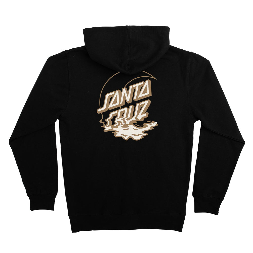 Santa Cruz Skateboards Moon Dot Reflection Womens Santa Cruz Zip Hoodie