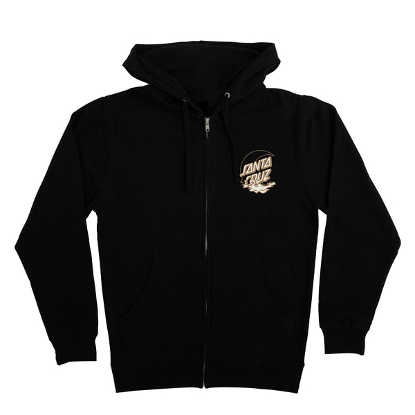 santa cruz skateboards Moon Dot Reflection Womens Santa Cruz Zip Hoodie