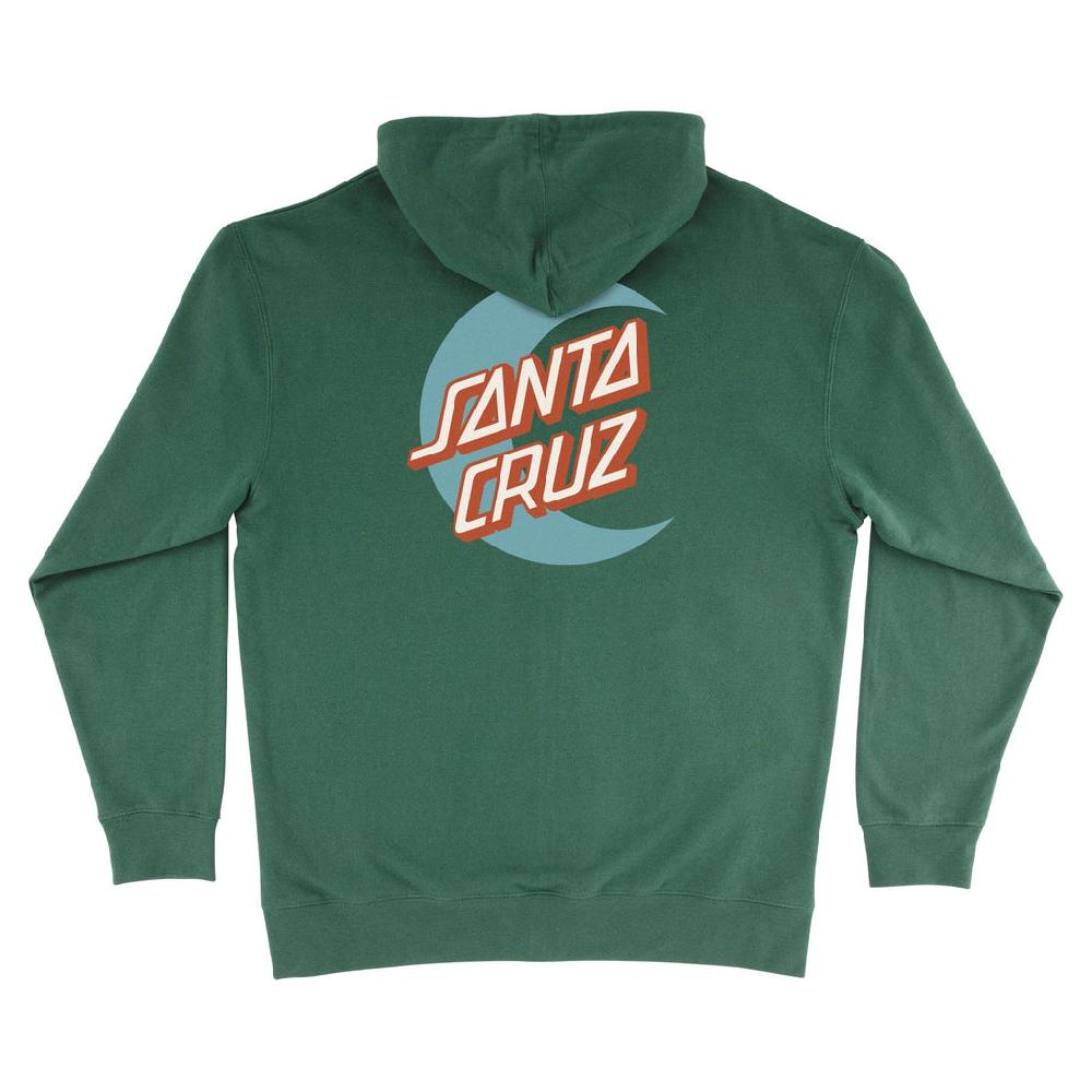 Santa Cruz Skateboards Moon Dot Womens Santa Cruz Zip Hoodie