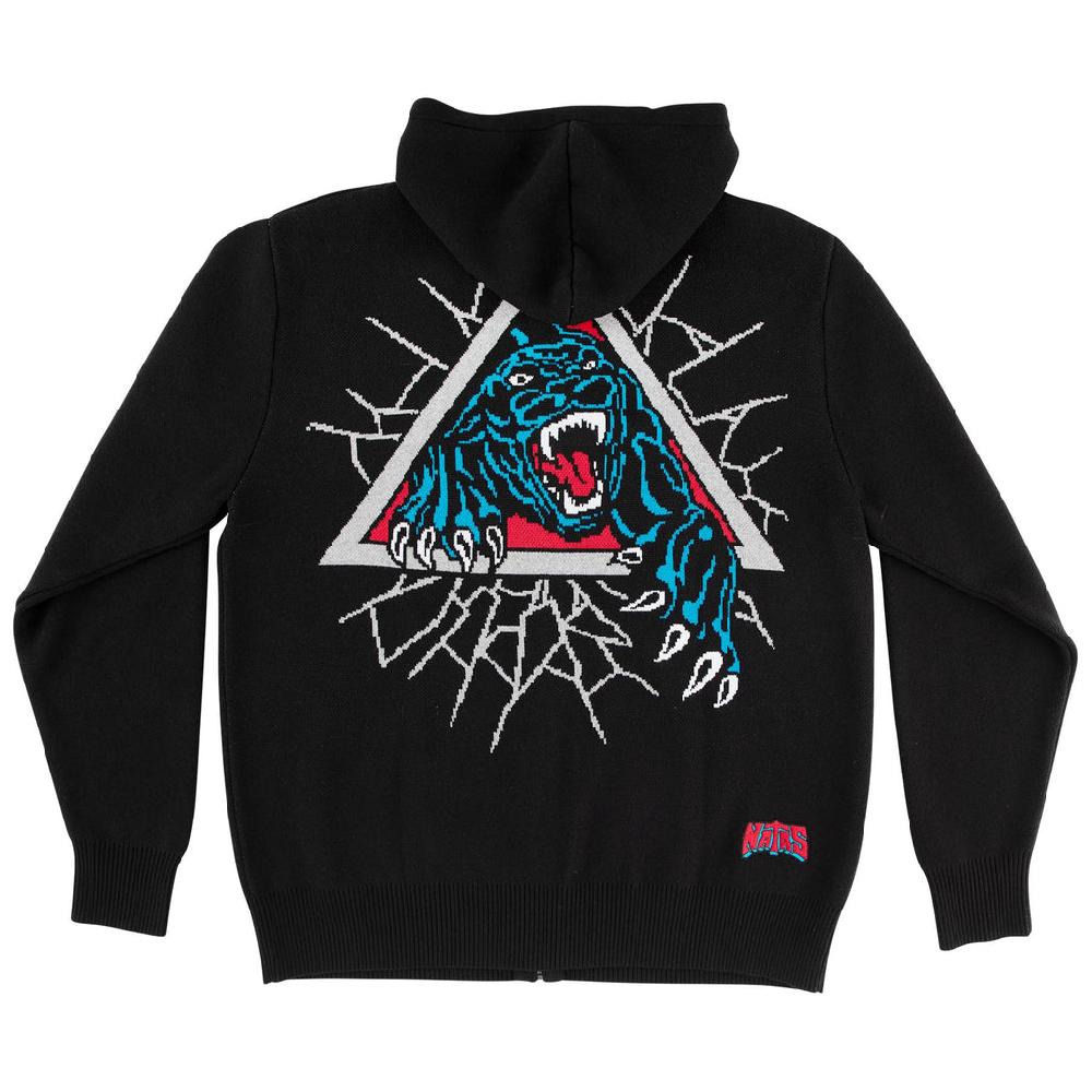 Santa Cruz Skateboards Natas Panther Mens Santa Cruz Zip Hoodie