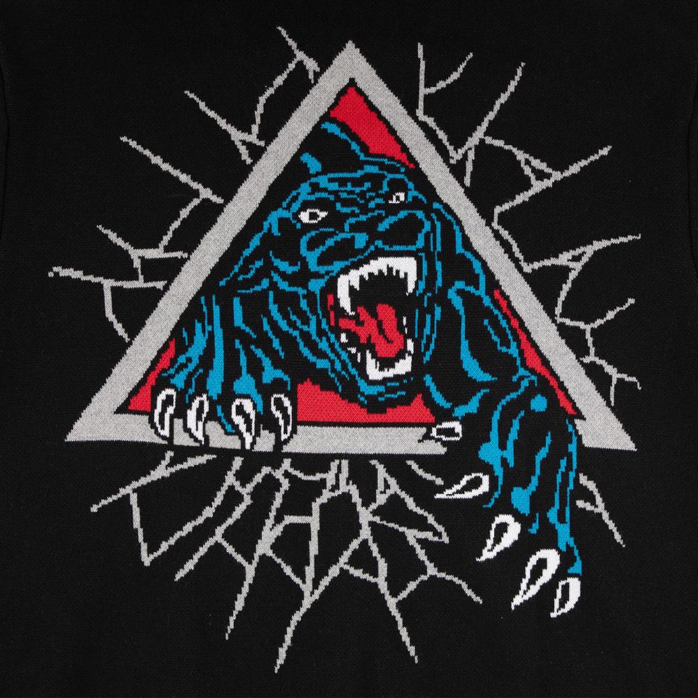 Santa Cruz Skateboards Natas Panther Mens Santa Cruz Zip Hoodie