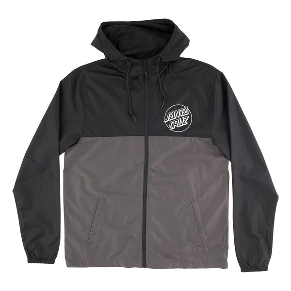 santa cruz skateboards Opus Dot Chest Mens Santa Cruz Hooded Windbreaker
