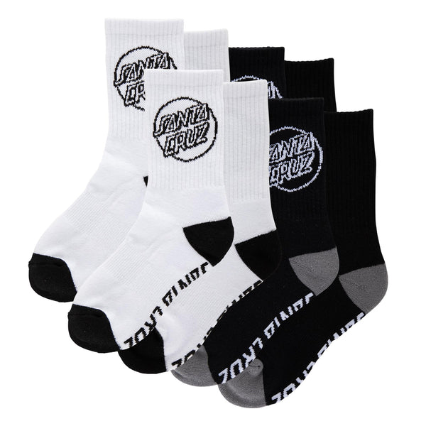 santa cruz skateboards Opus Strip Youth Santa Cruz Socks X4 Pairs
