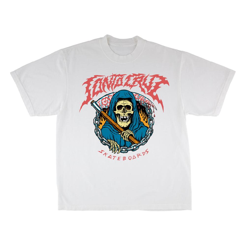 Santa Cruz Skateboards Out Of Time Mens Santa Cruz T-Shirt