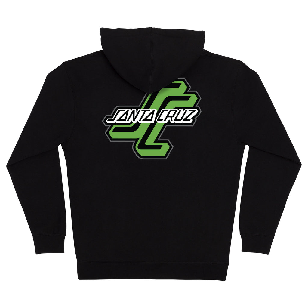 Santa Cruz Skateboards Outer OGSC Mens Santa Cruz Zip Hoodie