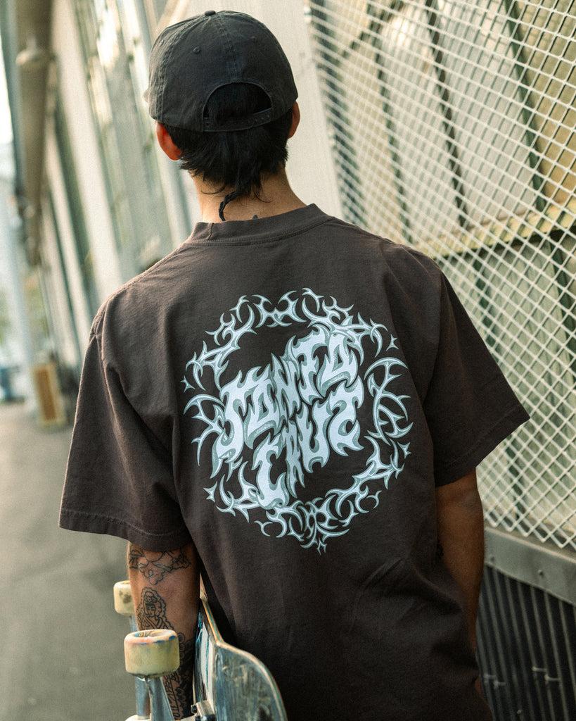 Santa Cruz Skateboards Razor Dot Center Mens Santa Cruz T-Shirt