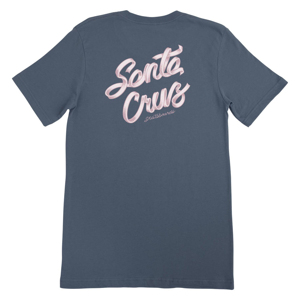 Santa Cruz Skateboards Ribbon Script Womens Santa Cruz T-Shirt