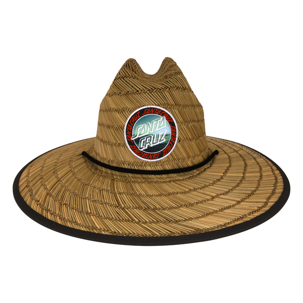 santa cruz skateboards Ringed Homebreak Santa Cruz Straw Sun Hat