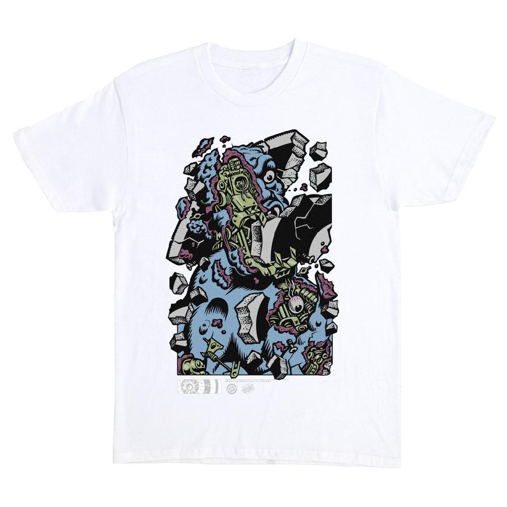 Santa Cruz Skateboards Roskopp Macro Mens Santa Cruz T-Shirt