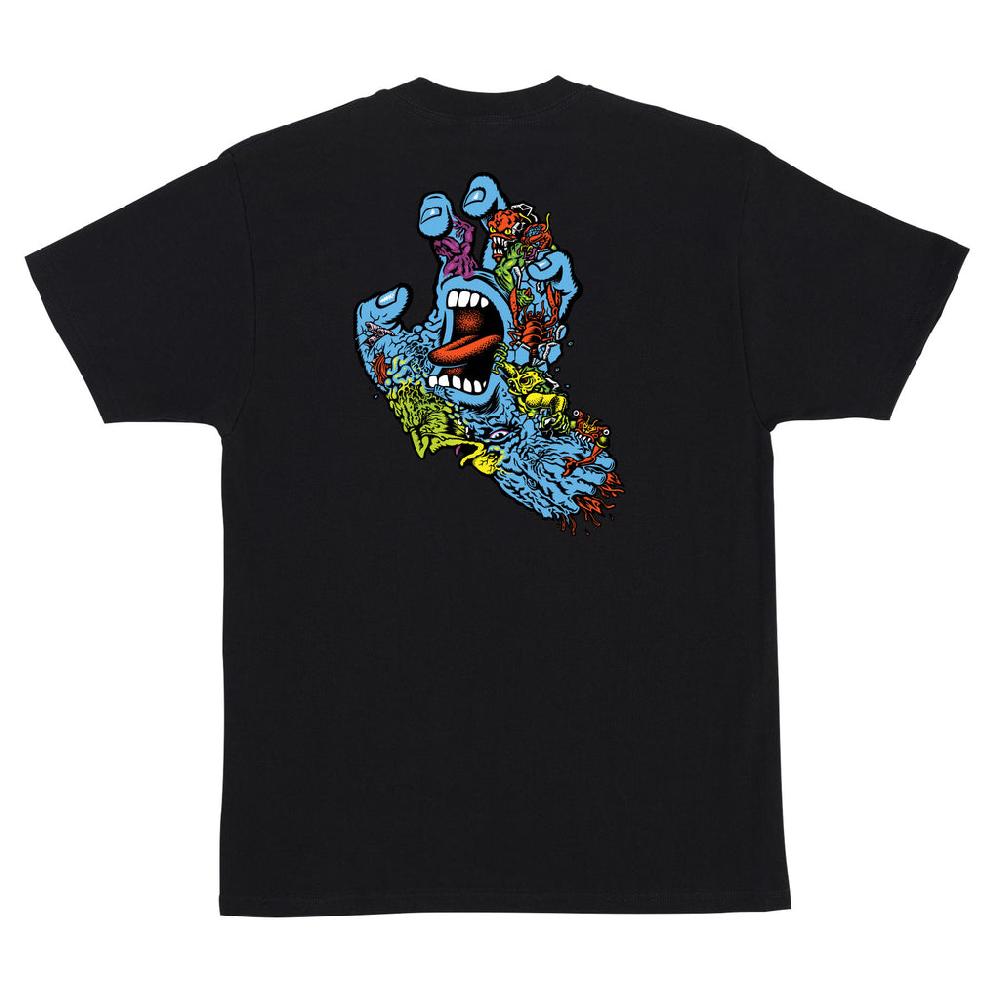 Santa Cruz Skateboards Roskopp Screaming Five Mens Santa Cruz T-Shirt