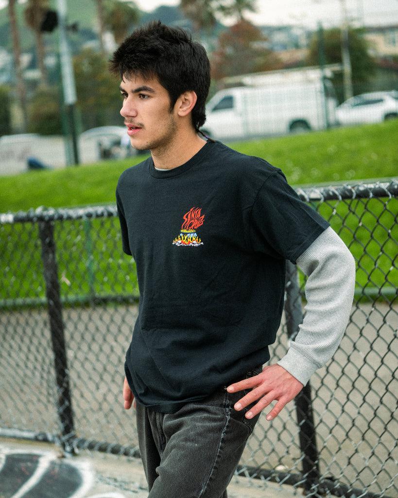 Santa Cruz Skateboards Salba Voodoo Frame Mens Santa Cruz T-Shirt