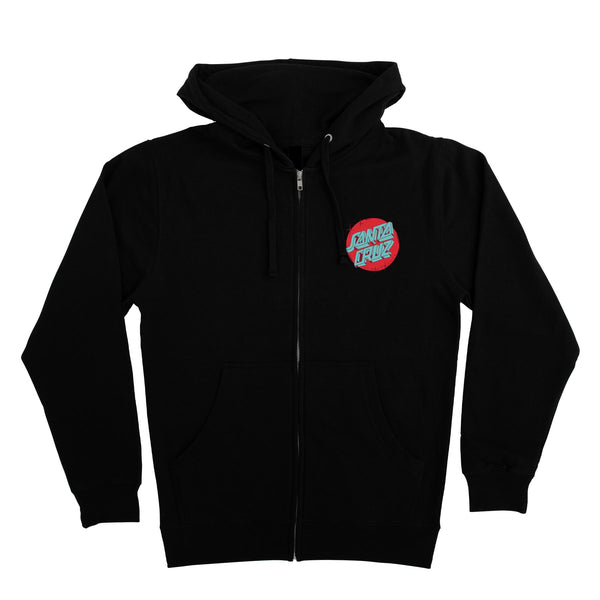 santa cruz skateboards Scrawl Dot Womens Santa Cruz Zip Hoodie