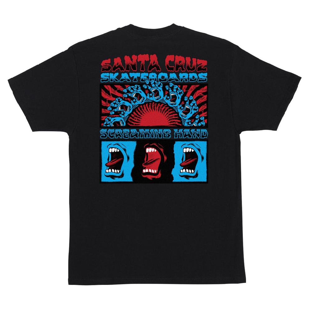 Santa Cruz Skateboards Screaming Connect Mens Santa Cruz T-Shirt