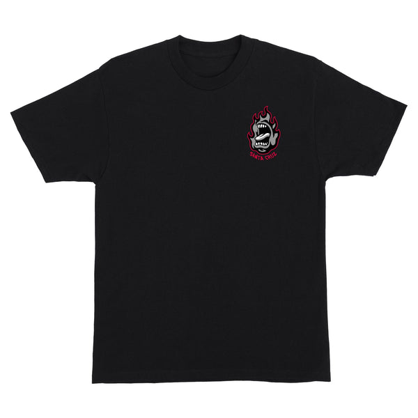 santa cruz skateboards Screaming Fire Oval Mens Santa Cruz T-Shirt