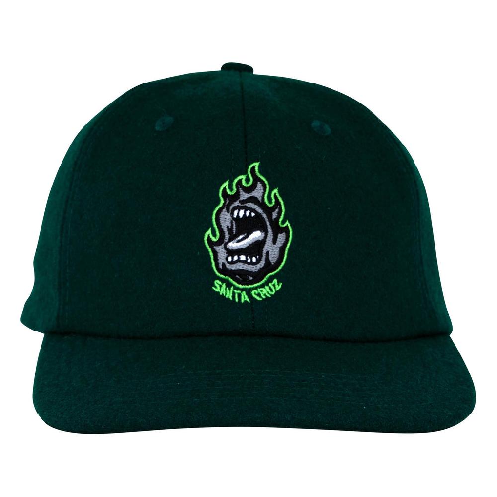 Santa Cruz Skateboards Screaming Fire Santa Cruz Snapback Hat