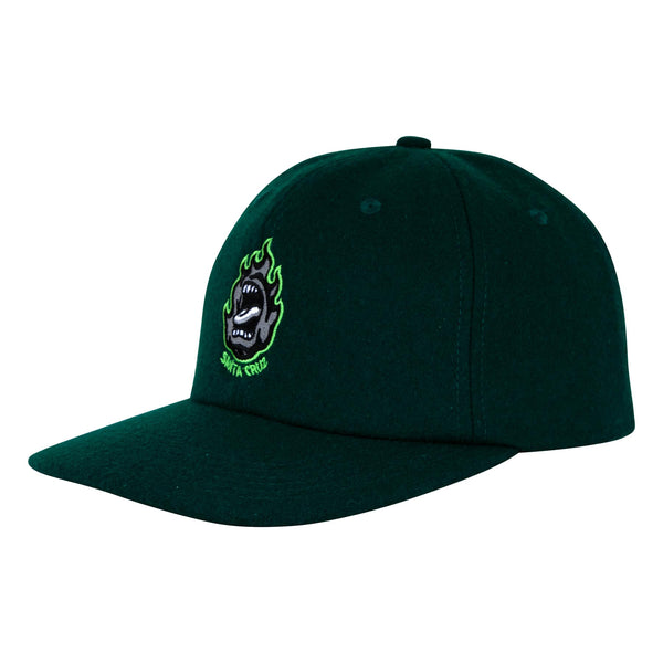 santa cruz skateboards Screaming Fire Santa Cruz Snapback Hat