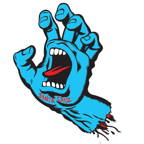santa cruz skateboards Screaming Hand 3in Santa Cruz Stickers (25 Pack)