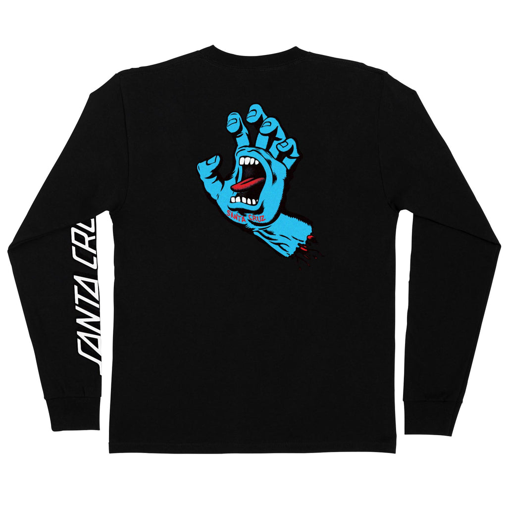 Santa Cruz Skateboards Screaming Hand Mens Santa Cruz Longsleeve T-Shirt