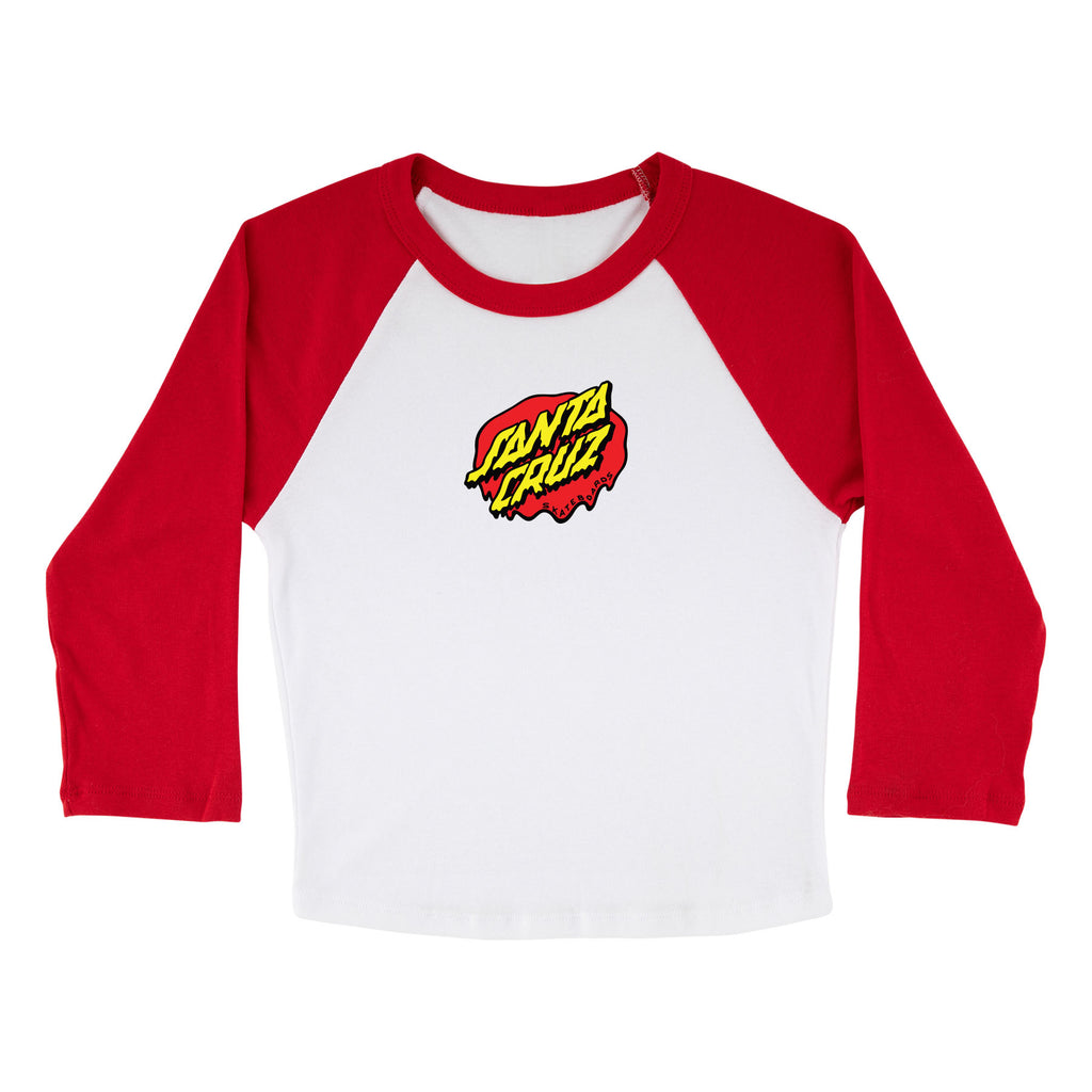 Santa Cruz Skateboards Slime Dot 3/4 Sleeve Womens Santa Cruz T-Shirt