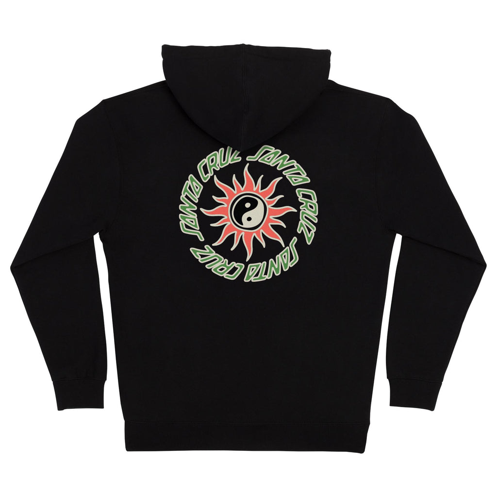 Santa Cruz Skateboards Sol Spiral Mens Santa Cruz Zip Hoodie