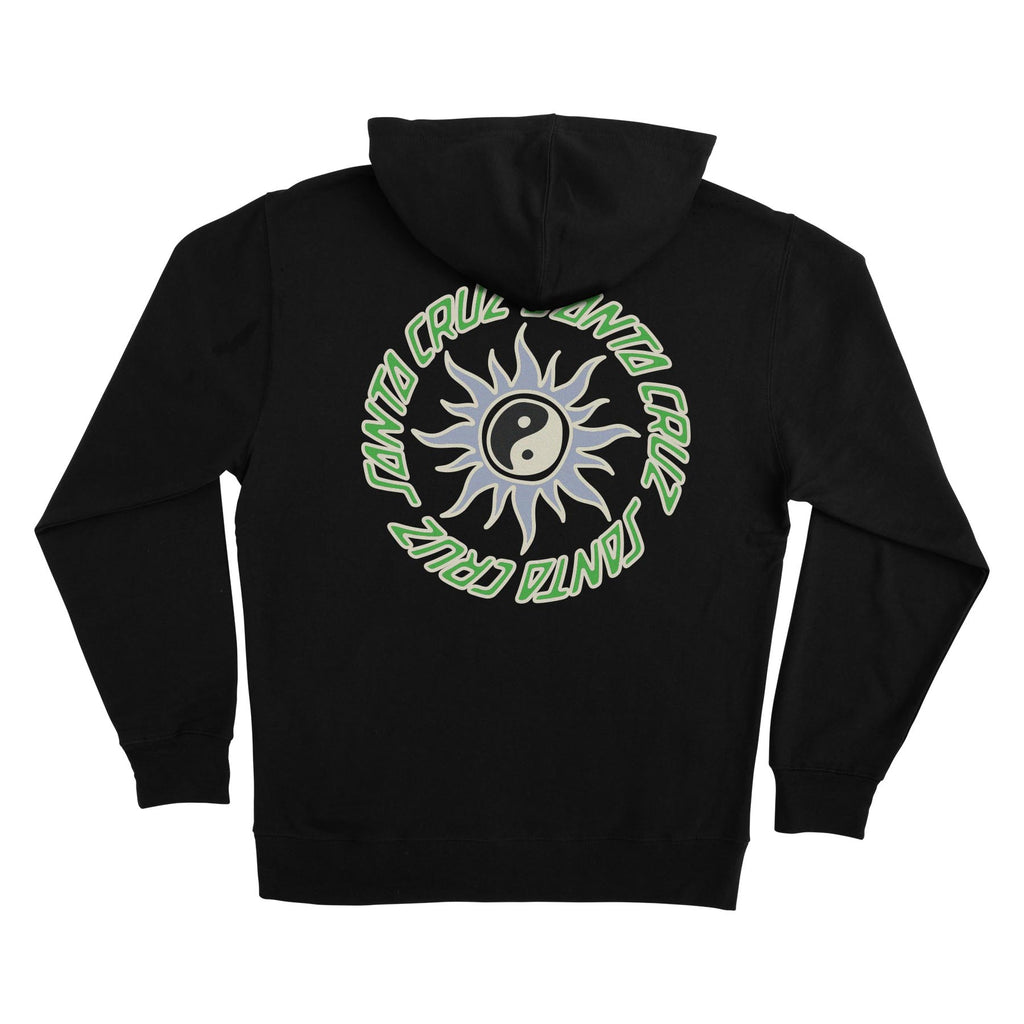 Santa Cruz Skateboards Sol Spiral Womens Santa Cruz Crop Hoodie